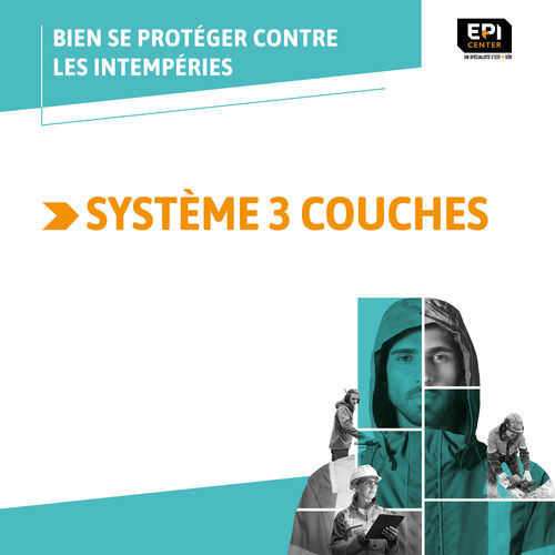 BIEN SE PROTÉGER CONTRE LES INTEMPÉRIES - LE SYSTÈME 3 COUCHES BIEN SE PROTÉGER CONTRE LES INTEMPÉRIES - LE SYSTÈME 3 COUCHES