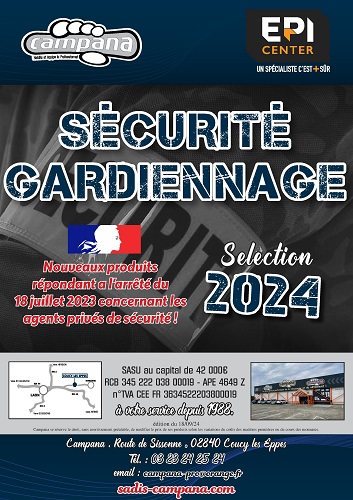 Catalogue Sécurité Gardiennage