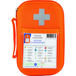 Trousse secours fluo ARTISAN 2/4 PERSONNES Coucy-les-Eppes