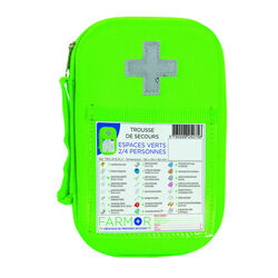 Trousse secours fluo ESPACES VERTS Coucy-les-Eppes